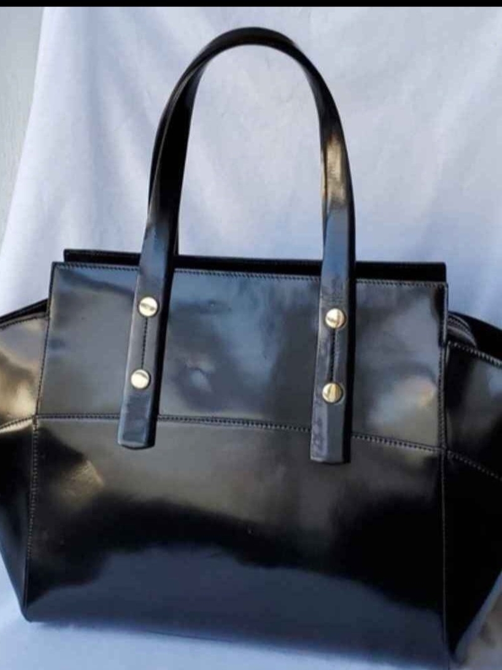 UNISEX Vintage Alberta di Canio ITALIAN LEATHER BAG, 37-04 (sizing in the photos